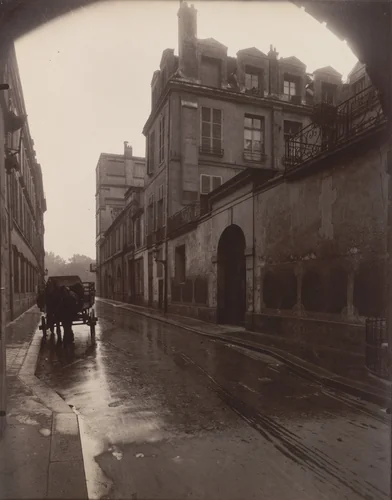 Rue de Bretonvilliers by Eugène Atget, photograph, 1924