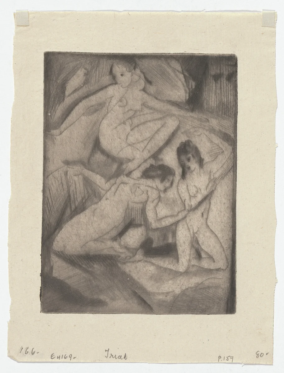 Triad by Arthur B. Davies, print, 1917