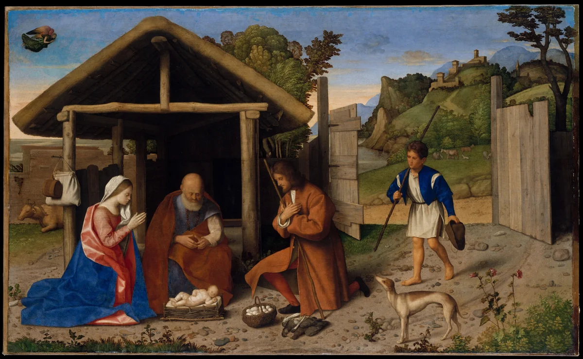 The Adoration of the Shepherds by Vincenzo di Biagio, painting, 1506-1531