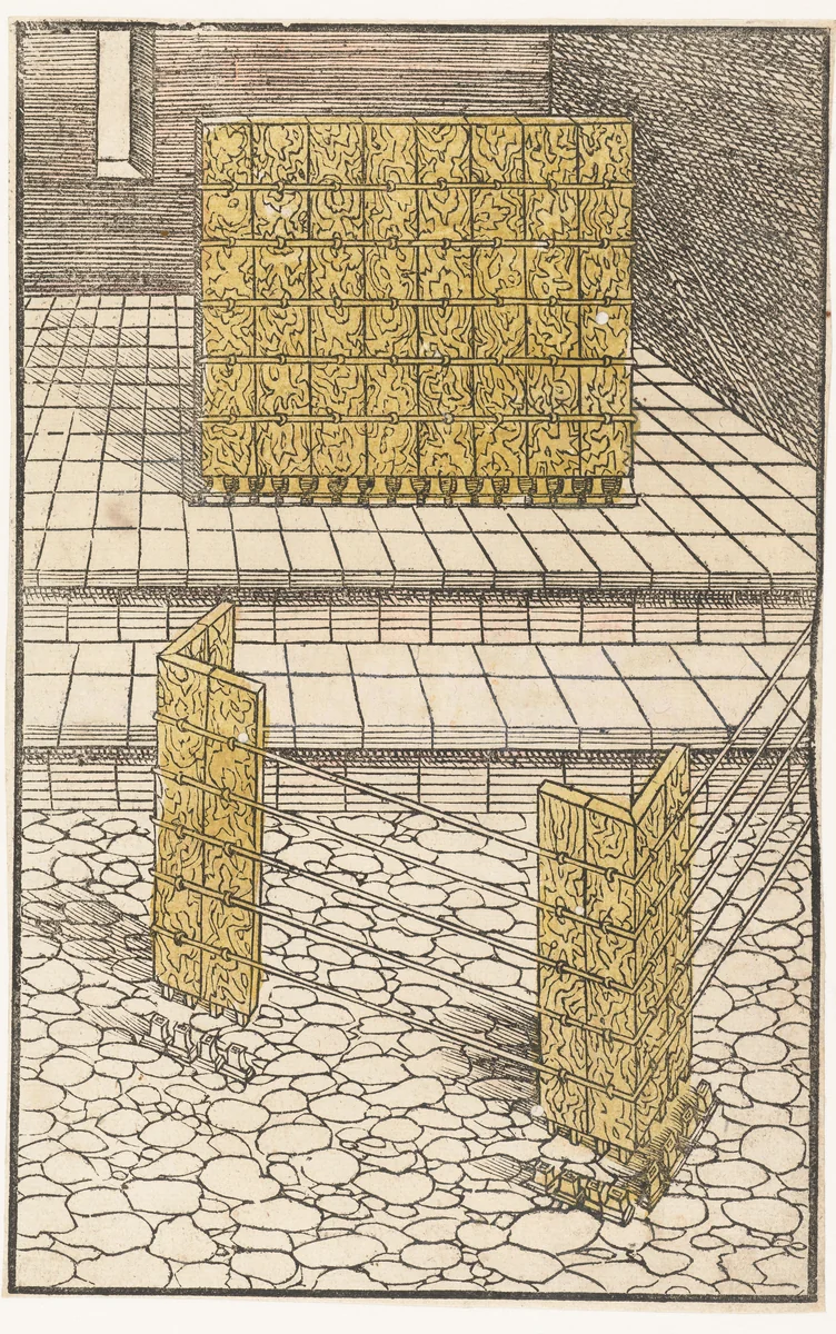 Onderdelen van het tabernakel by Lucas Cranach, print, 1523-1526