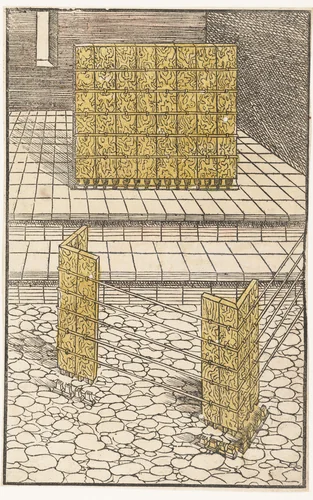 Onderdelen van het tabernakel by Lucas Cranach, print, 1523-1526