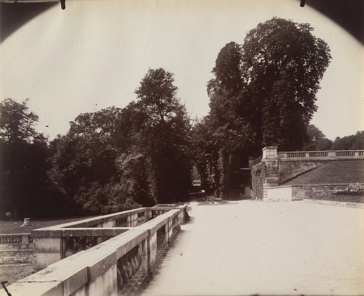 Saint-Cloud by Eugène Atget, photograph, 1915