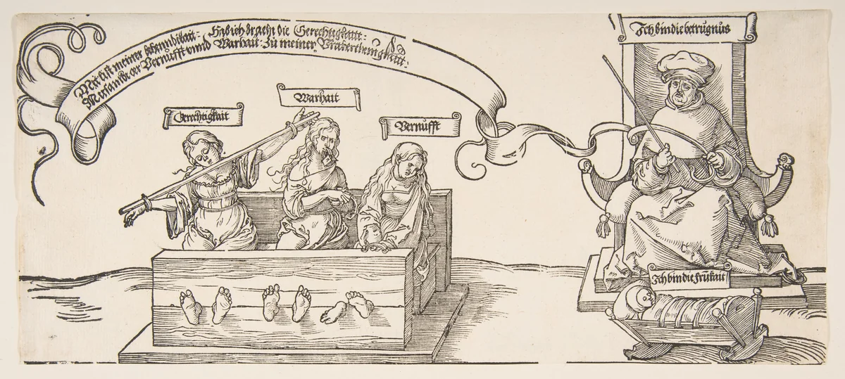 The Tapestry at Michelfeld by Albrecht Dürer, print, 1485-1528