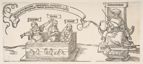 The Tapestry at Michelfeld by Albrecht Dürer, print, 1485-1528