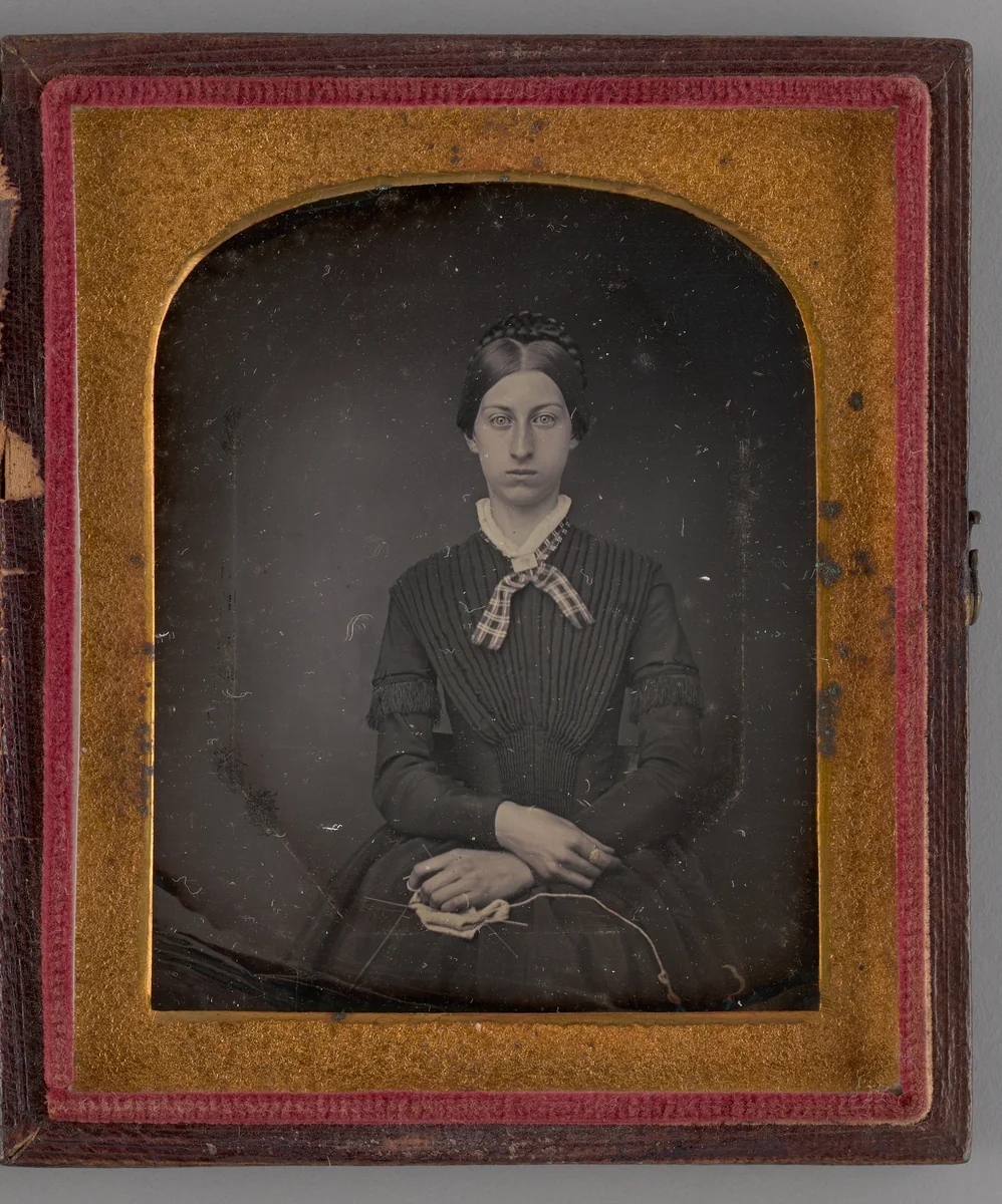 Untitled (Portrait of a Seated Woman) by Unknown maker, other, 1847