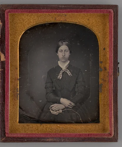 Untitled (Portrait of a Seated Woman) by Unknown maker, other, 1847