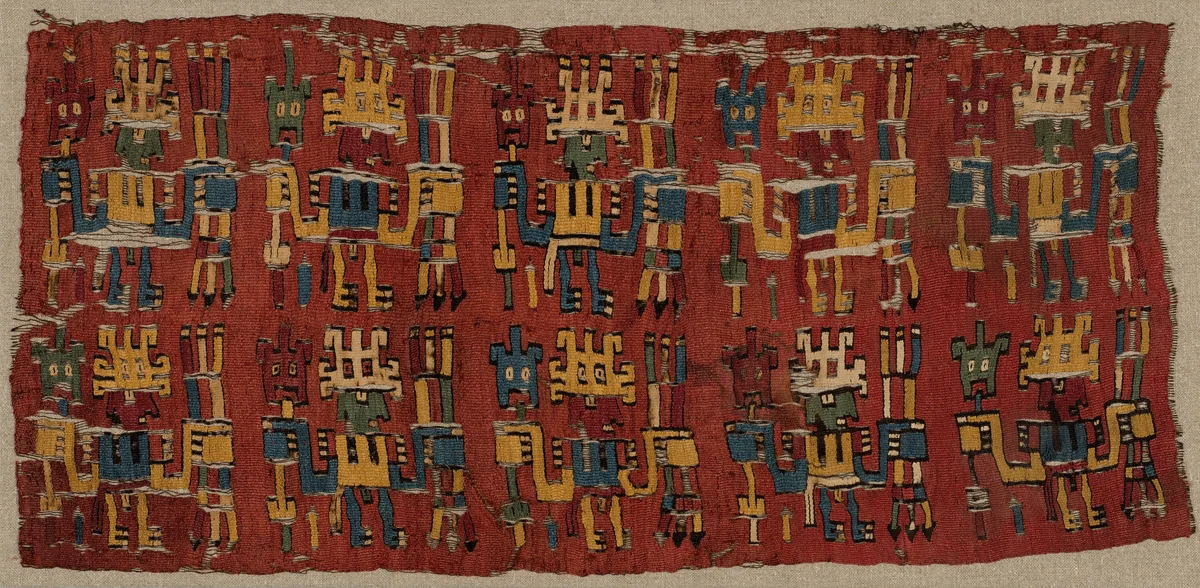 Fragment by Nazca, textile, 500-600