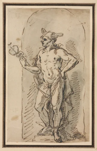 Mercury by anonymous, drawing, 1700-1799