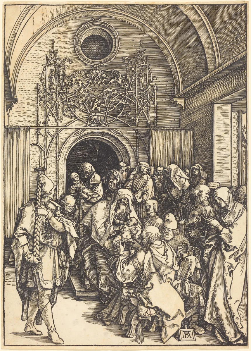 The Circumcision by Albrecht Dürer, print, 1504-1505