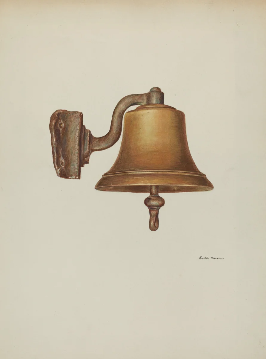 Bell, from Presidential Yacht "Sylph" by Edith Towner, index of american design, 1940
