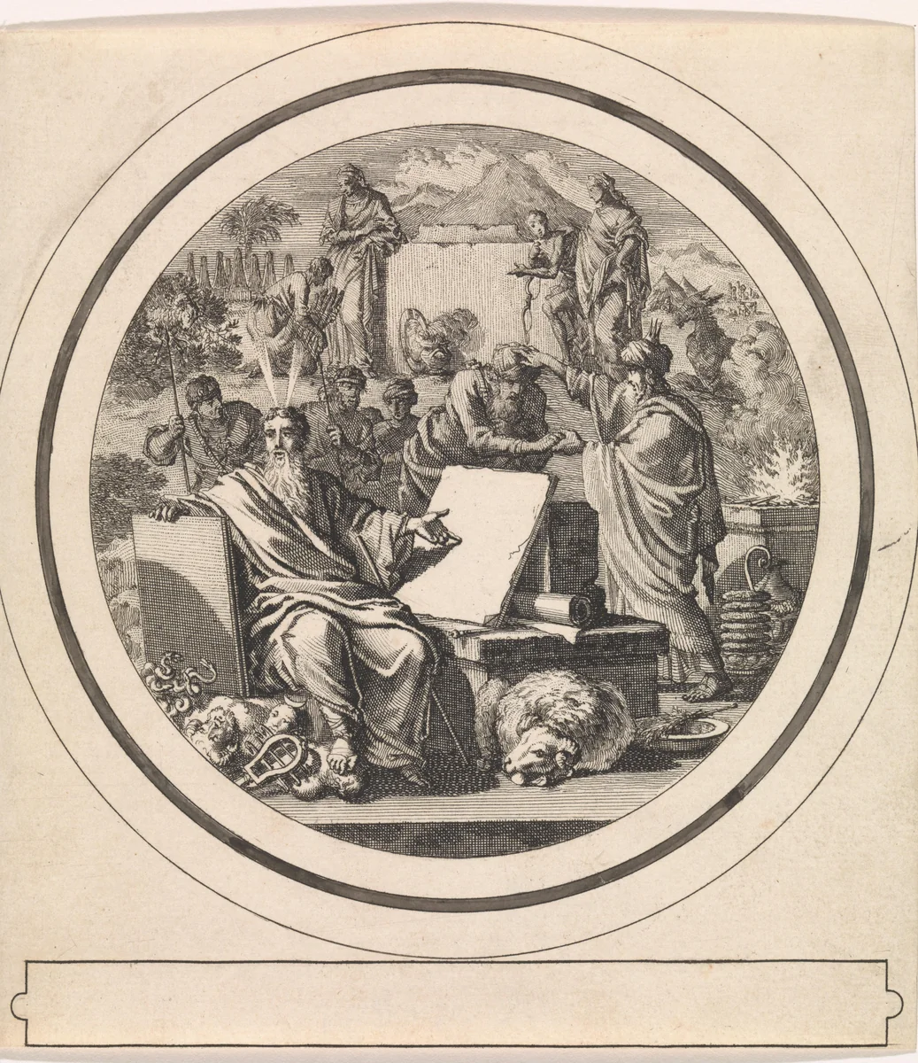 Voorstellingen uit het Oude Testament by Jan Luyken, print, 1700