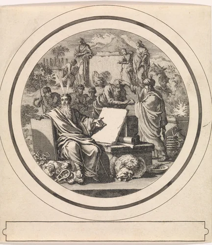 Voorstellingen uit het Oude Testament by Jan Luyken, print, 1700
