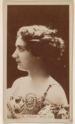 Blanch Walsh, from the Actresses series (N245) issued by Kinney Brothers to promote Sweet Caporal Cigarettes by Kinney Brothers Tobacco Company, photograph, 1890