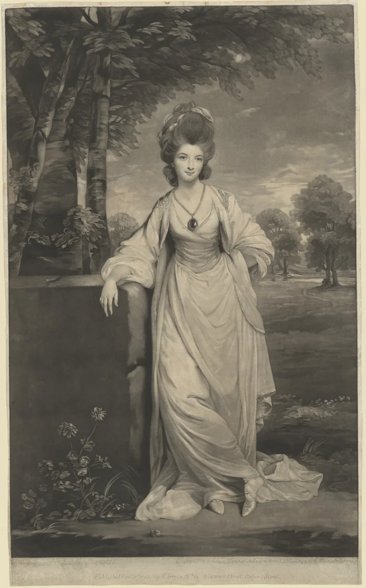 Lady Elizabeth Compton by Valentine Green
Sir Joshua Reynolds, print, 1781