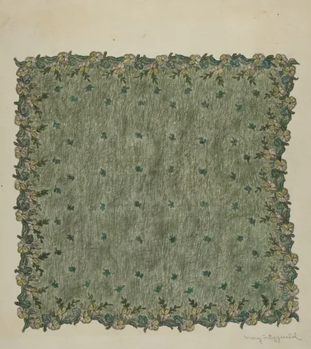 Evening Handkerchief by Mary Fitzgerald, index of american design, 1935-1942