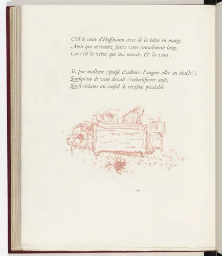 In-text plate (page 102) from Parallèlement (In Parallel) by Pierre Bonnard, illustrated book, 1900