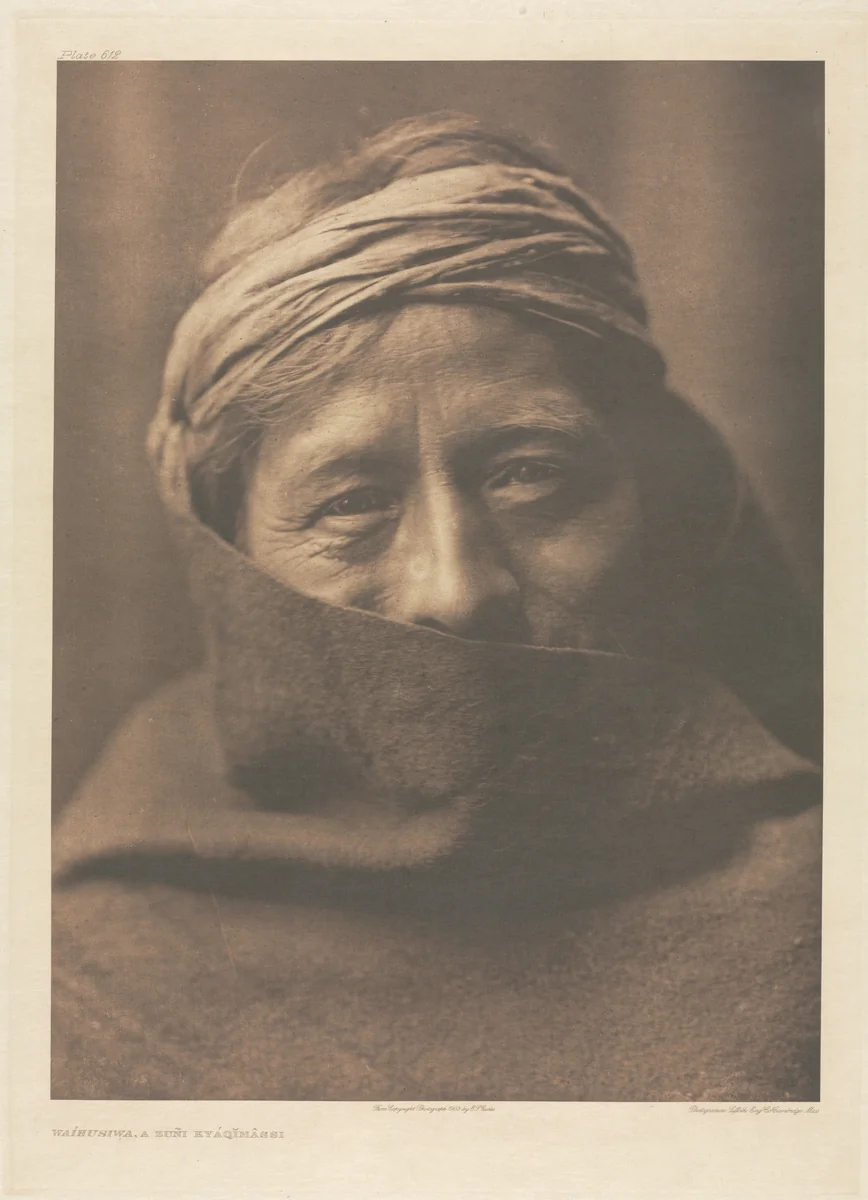 Portfolio XVII, Plate 612: Waíhusiwa, A Zuñi Kyáqimâssi by Edward Curtis, other, 1903
