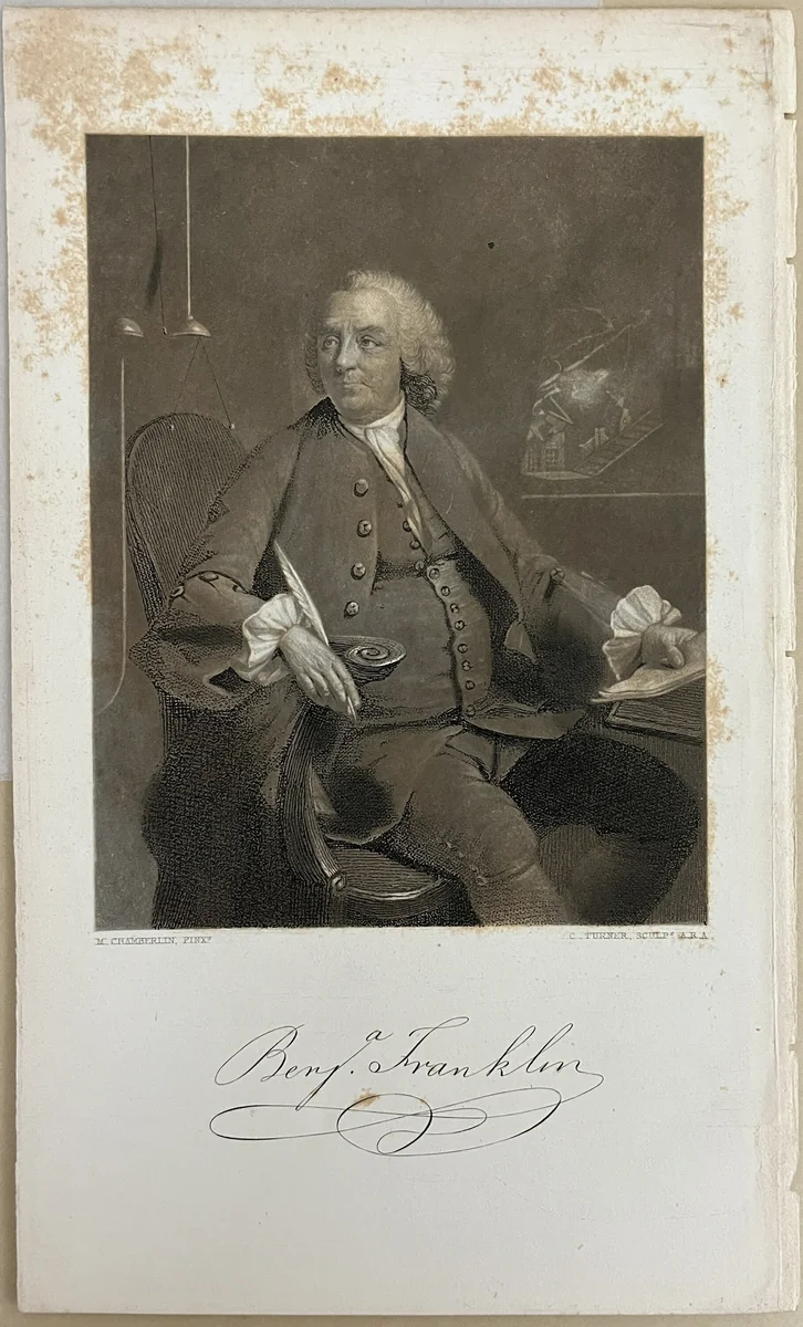 Benjamin Franklin by Charles Turner, other, 1794-1857