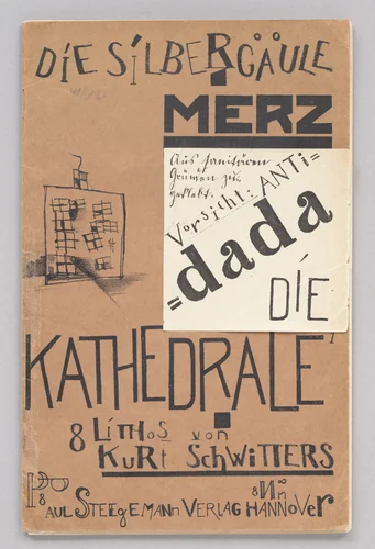 Die Kathedrale (Die Silbergäule, vol. 41/42) by Kurt Schwitters, illustrated book, 1920
