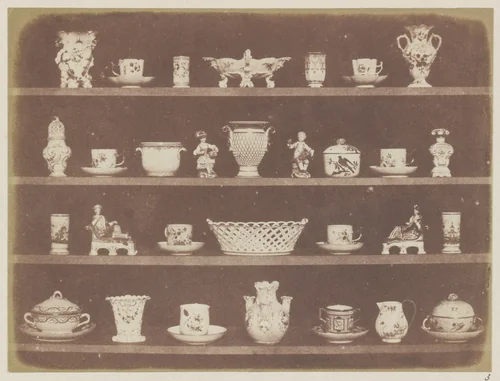 Articles of China by William Henry Fox Talbot, photograph, 1843-1844