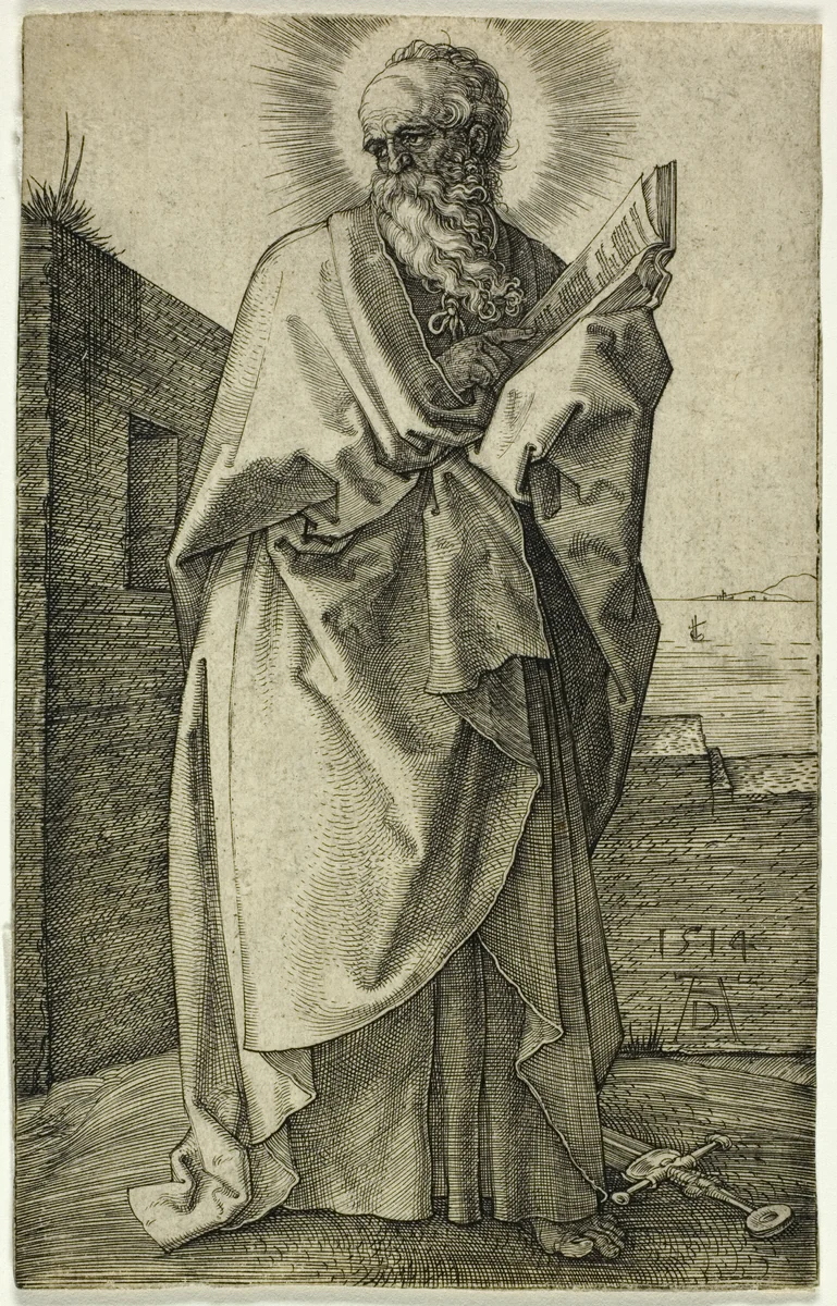 St. Paul by Albrecht Dürer, print, 1514