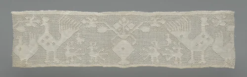 Border (From a Cover) by Southern Italy or Sicily, textile, 1675-1725