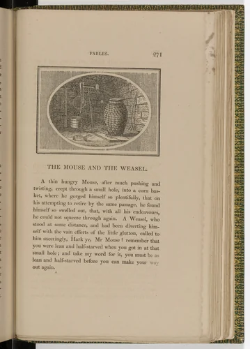 Headpiece (page 271) from The Fables of Aesop by Thomas Bewick, illustrated book, 1818