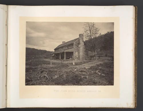 The John Ross House, Ringold, Georgia by George N. Barnard, photograph, 1860-1869
