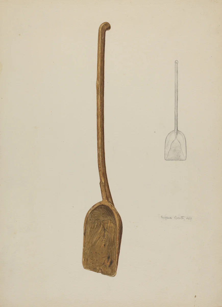 Grain Shovel by Eugene Bartz, index of american design, 1937