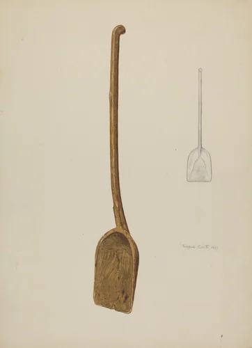 Grain Shovel by Eugene Bartz, index of american design, 1937