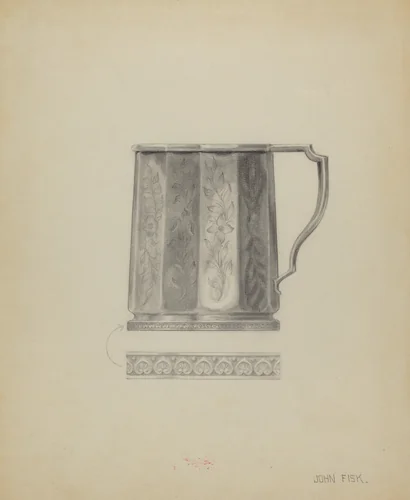 Silver Mug by John Fisk, index of american design, 1936