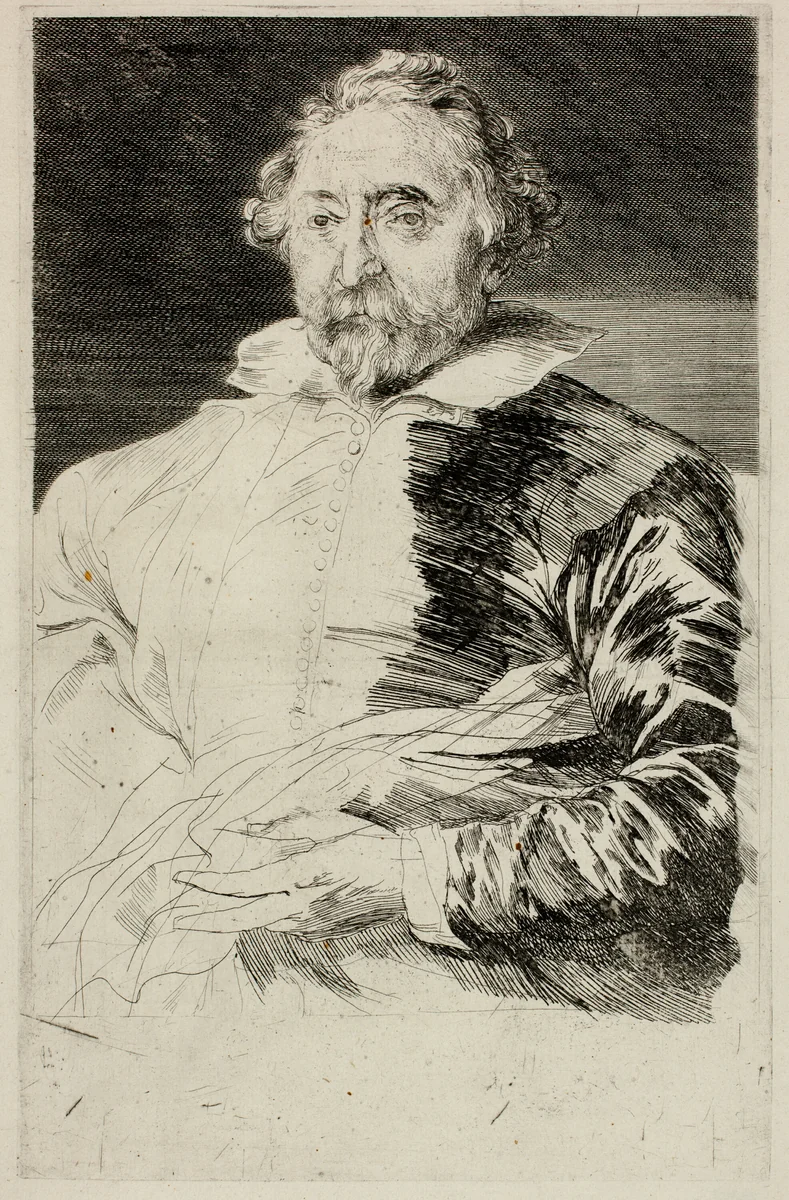 Willem de Vos by Anthony van Dyck, print, 1630-1633