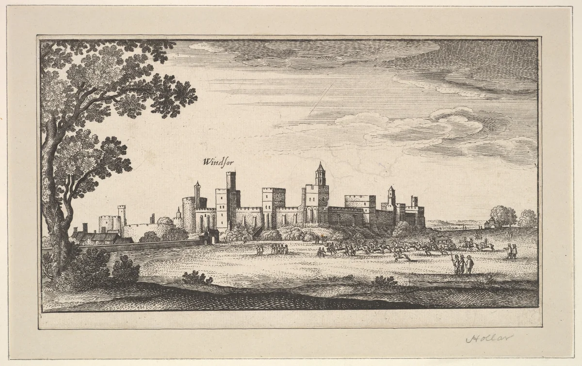Windsor [copy] by Abraham Aubri, print, 1644-1660