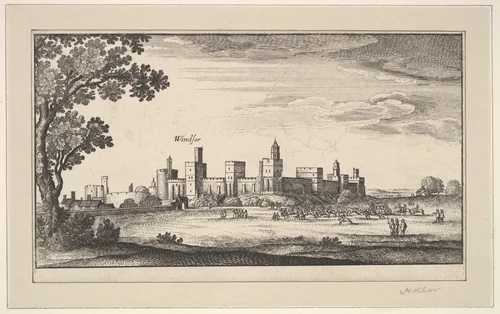 Windsor [copy] by Abraham Aubri, print, 1644-1660