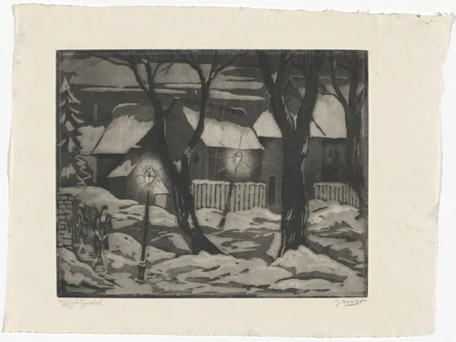 Salzwedel by Emil Ganso, print, 1930