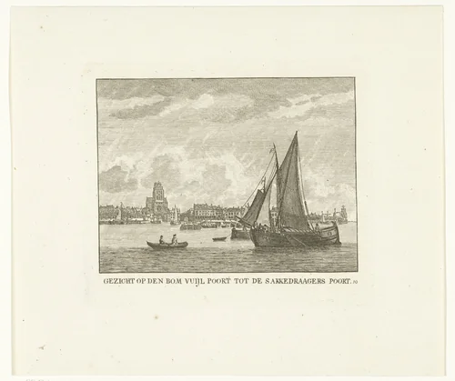 Vuilpoort en Zakkendragerspoort by Carel Frederik Bendorp, print, 1803