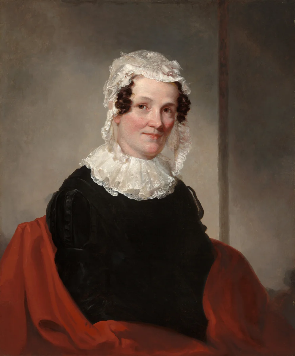 Lydia Coit Terry (Mrs. Eliphalet Terry) by Samuel Morse, painting, 1824