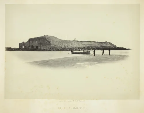 Fort Sumpter by George Barnard, photograph, 1865-1866