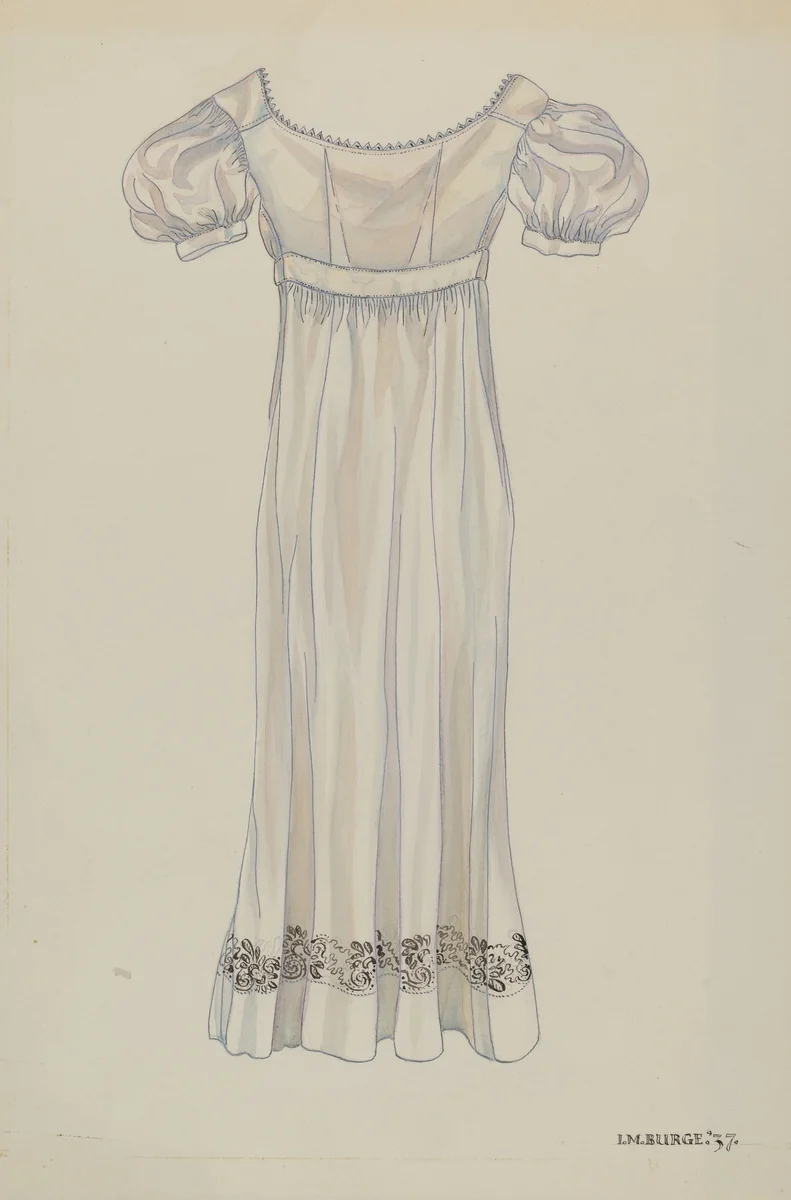 Day Dress by Irene M. Burge, index of american design, 1937