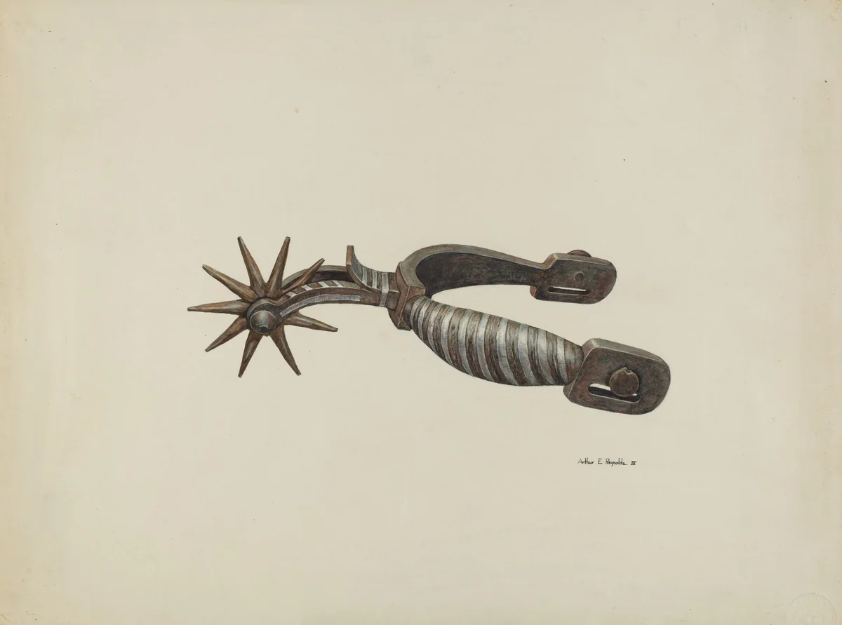 Spur by Arthur P. Reynolds, index of american design, 1939