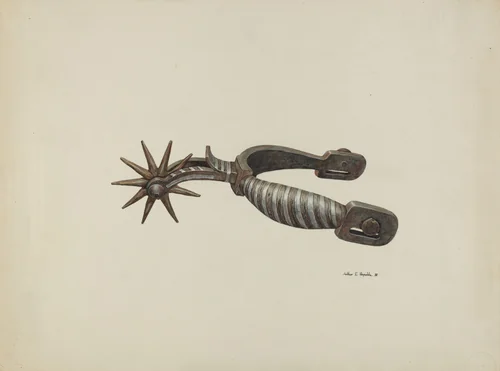 Spur by Arthur P. Reynolds, index of american design, 1939