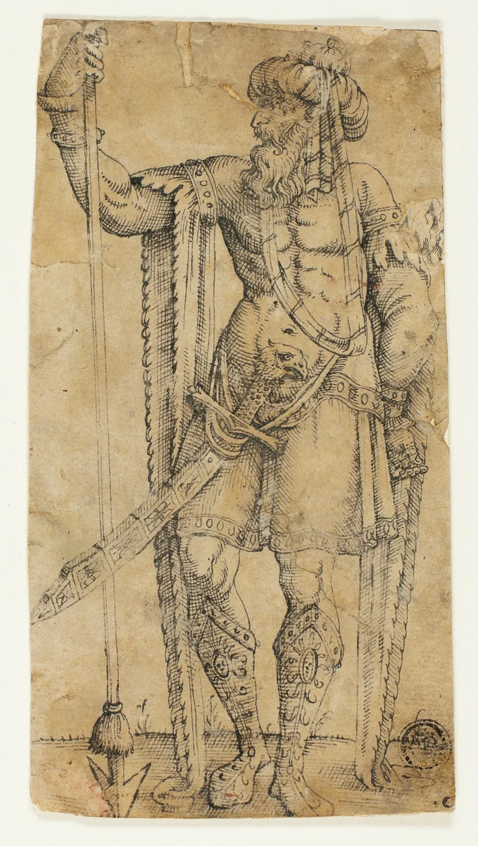 Sultan in Armor by Marten van Heemskerck
Melchior Lorichs, drawing, 1500-1599