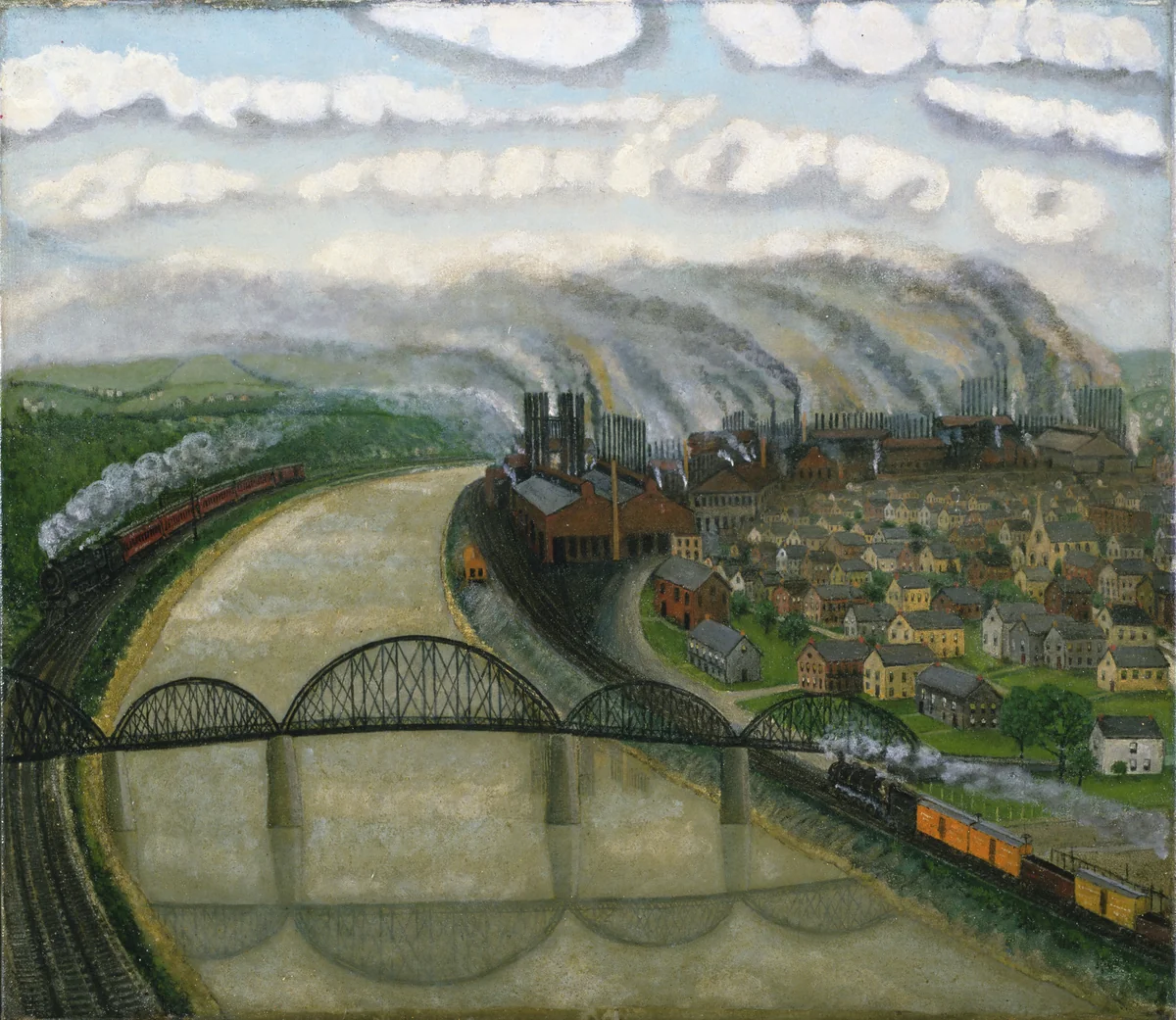 Homestead by John Kane, painting, 1929