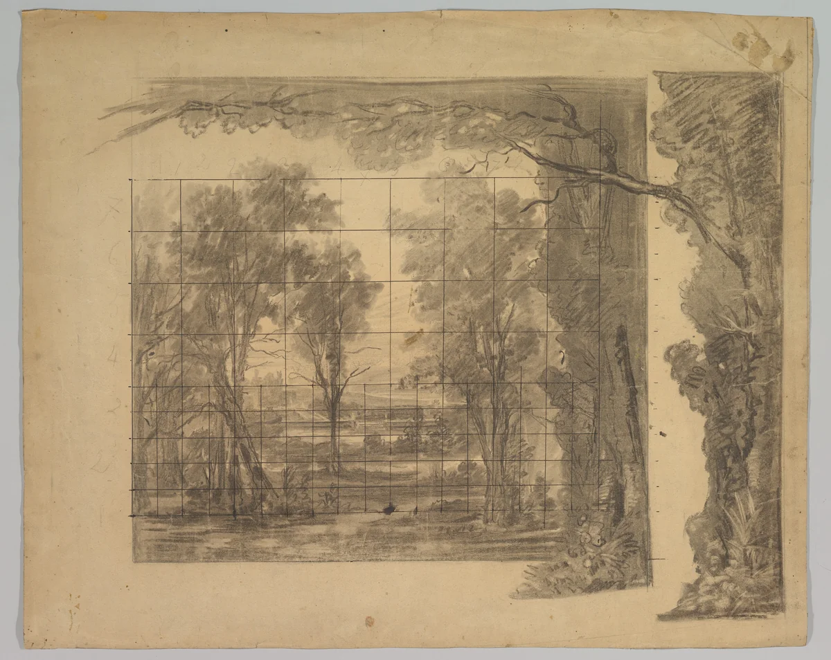 Design for a Stage Set by Eugène Cicéri, drawing, 1830-1890