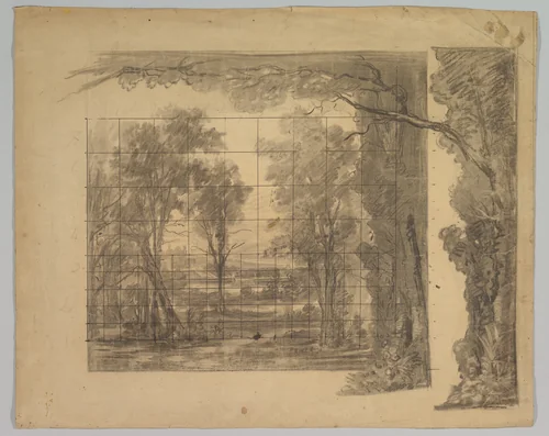 Design for a Stage Set by Eugène Cicéri, drawing, 1830-1890