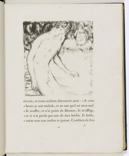 In-text plate (page 27) from Daphnis et Chloé by Pierre Bonnard, illustrated book, 1902