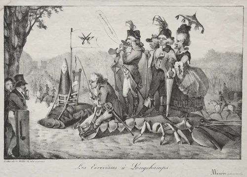 The Crayfish of Longchamps by Eugène Delacroix, print, 1822
