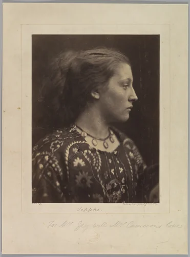 Sappho by Julia Margaret Cameron, photograph, 1865