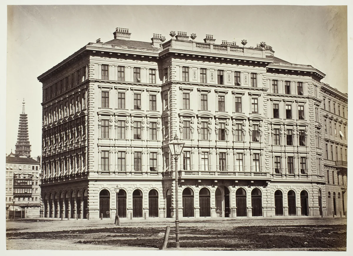 Kolowrat-Ring No. 14, Zinshaus des Herrn S. Lippmann by Artist Unknown, photograph, 1860-1869