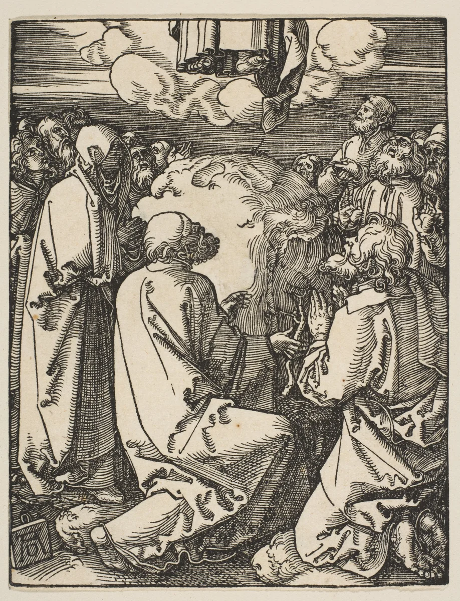 The Ascension, from "The Little Passion" by Albrecht Dürer, print, 1510